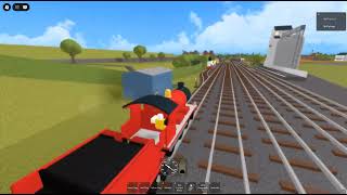 Runaway James crashes into a field