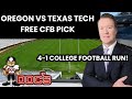 Free Football Pick Oregon Ducks vs Texas Tech Red Raiders Prediction, 9/9/2023 College Football