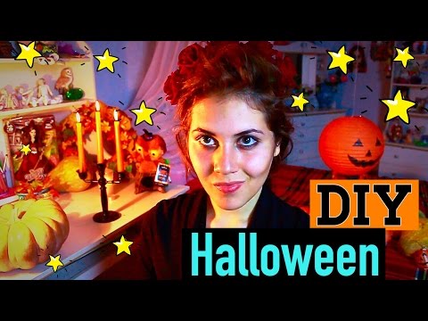 DIY Halloween l Украшаем Комнату На Хэллоуин
