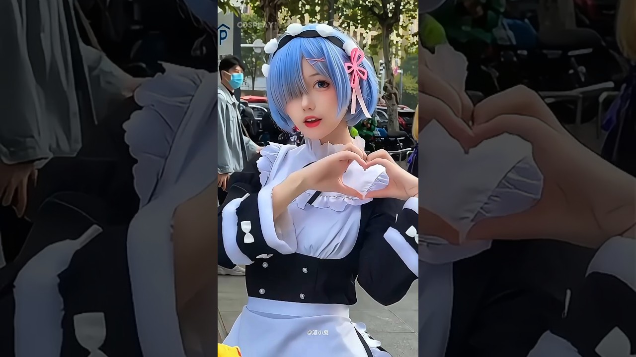 Kawaii rem cosplay video 