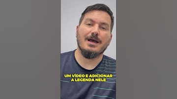 Como adicionar legenda em vídeo com Python e Whisper - Ai - Inteligência Artificial #shorts #ai