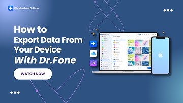 How To Export Data From Your Device With Dr.Fone?