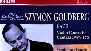 Bach - Violin Concertos BWV 1042, 1041, 1043 + Presentation (Century’s recording : Szymon Goldberg)