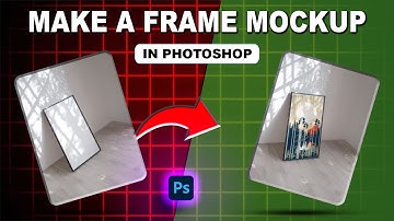 How to Make POSTER FRAME Mockup in Photoshop!
