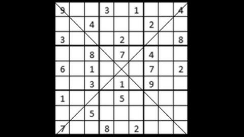 Medium Diagonal Sudoku