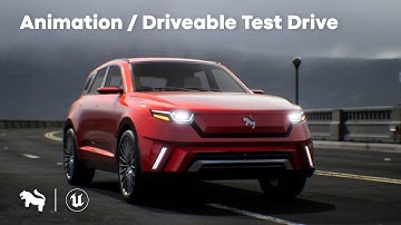SUV 04 - Unreal Engine - Animation / Driveable Test Drive
