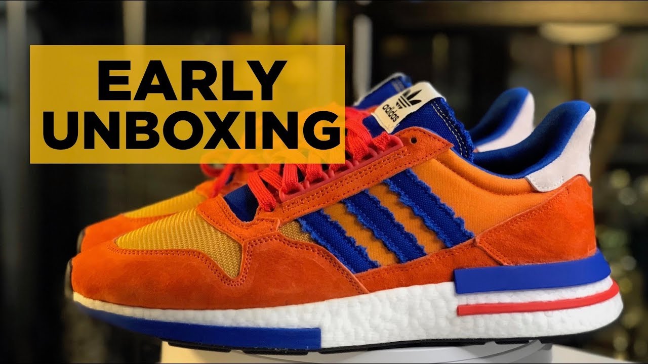 EARLY UNBOXING: ADIDAS DRAGON BALL Z "GOKU" OVER 9000!!!) - YouTube