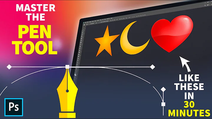Master the Pen Tool in Photoshop FAST (Under 30 Minutes!)