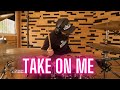 Take on me  aha  drum cover