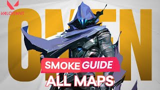 NEW Omen Smoke Lineups for all Maps 2024 - Omen Secret Smoke Guide - Valorant