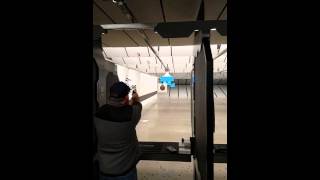 Shooting at Williams Gun Sight new indoor range