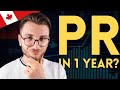 How to make 1year program enough for pr in canada with student cap