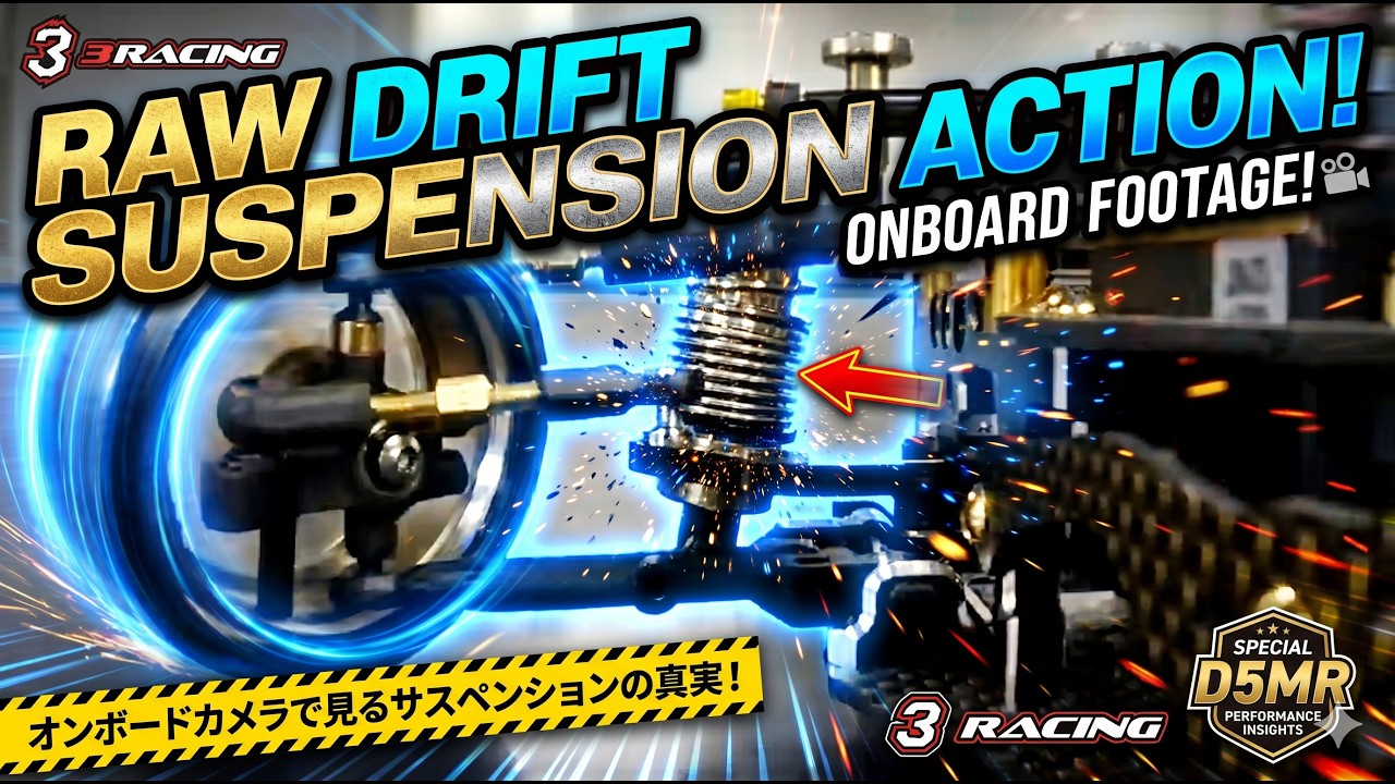 3RACING: SAKURA D5MR Front Suspension in Action – Exclusive