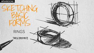 Sketching Basic Forms Rings