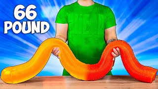 I Made A Giant 66-Pound Gummy worm