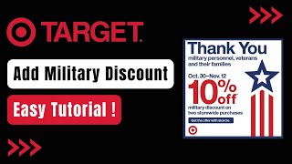 How to Add Military Discount to Target App ! screenshot 2