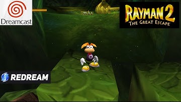 Rayman 2: The Great Escape | redream v1.5.0-1075 | 4K60fps + widescreen |dreamcast emulator