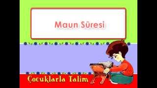 Çocuklar için Kuran Talimi - Maun Suresi