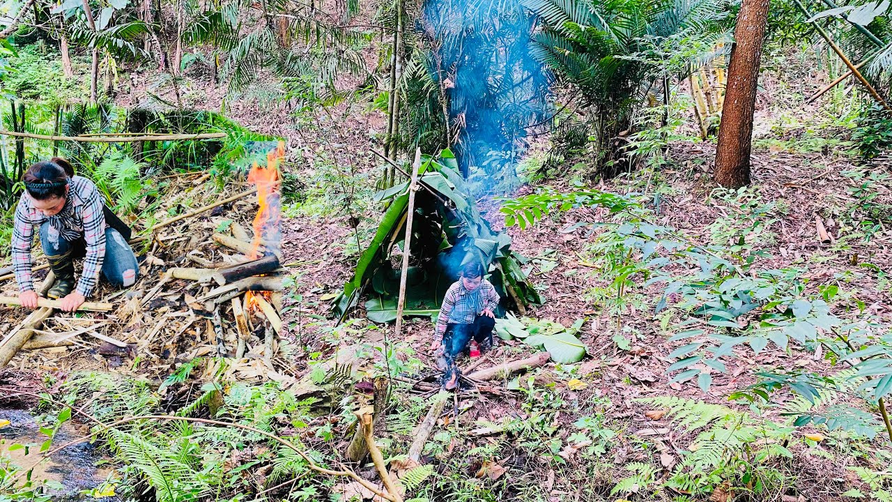 3 DAYS SOLO SURVIVAL CAMPING : (NO FOOD, NO WATER, NO SHELTER) FISH ...