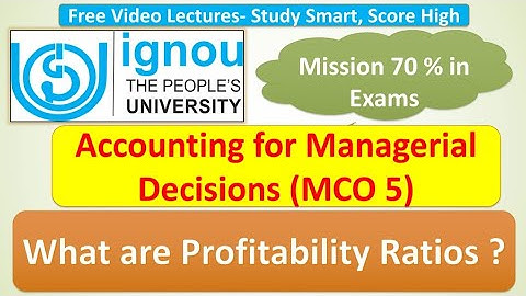 MCO 5: UNIT 5 PART 4: WHAT ARE PROFITABILITY RATIOS ? : JUNE/DEC EXAMS Q & A