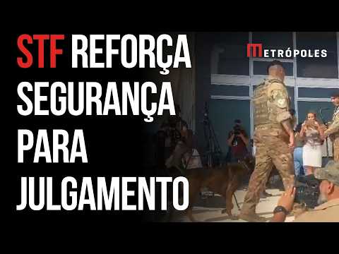 Segurança é reforçada no STF antes de sessão que decidirá futuro de Moraes
