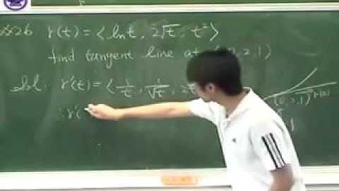 13.2 Derivatives and Integrals of Vector Functions 題號：26