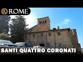 ● ROME ● Basilica dei Santi quattro Coronati ● Walking Tour 4K ● Italy 🇮🇹 ●