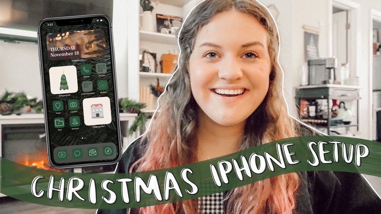 iPhone 11 Pro MAX IOS15 CHRISTMAS CUSTOMIZATION aesthetic holiday