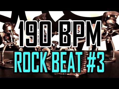 190-bpm---rock-beat-#3---4/4-drum-beat---drum-track