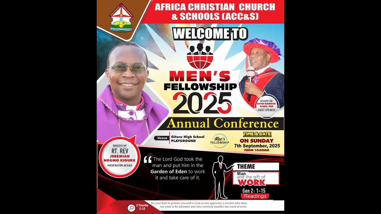 ACC&S MEN'S FELLOWSHIP ANNUAL CONFRENCE 2025