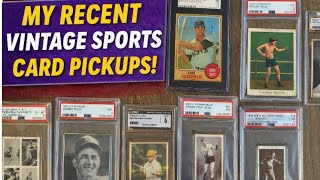 Vintage Sports Card Pickups! Amazing Baseball & Boxing Cards!