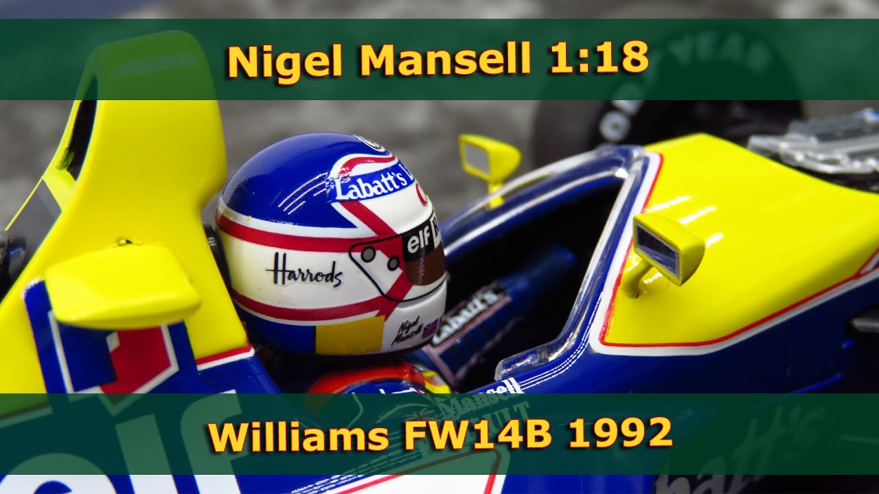 Nigel Mansell - Williams Renault FW14B - F1 1992 - Minichamps F1 1:18 model  car