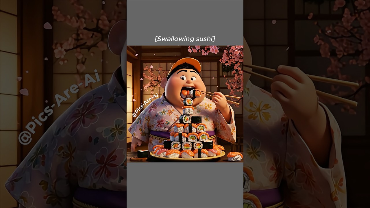 Russell Eats SPECIAL Delicious SUSHI 🍣🦑  