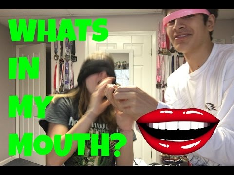 What's in my mouth challenge
