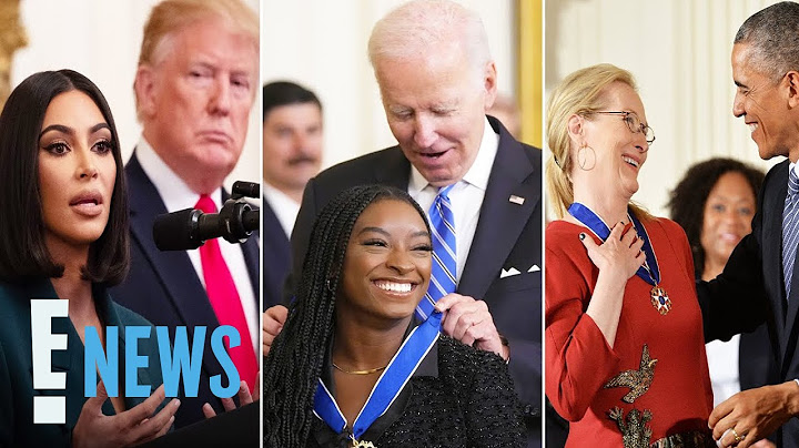 Kim Kardashian, Meryl Streep & More Stars Posing With the President of the United States | E! News
