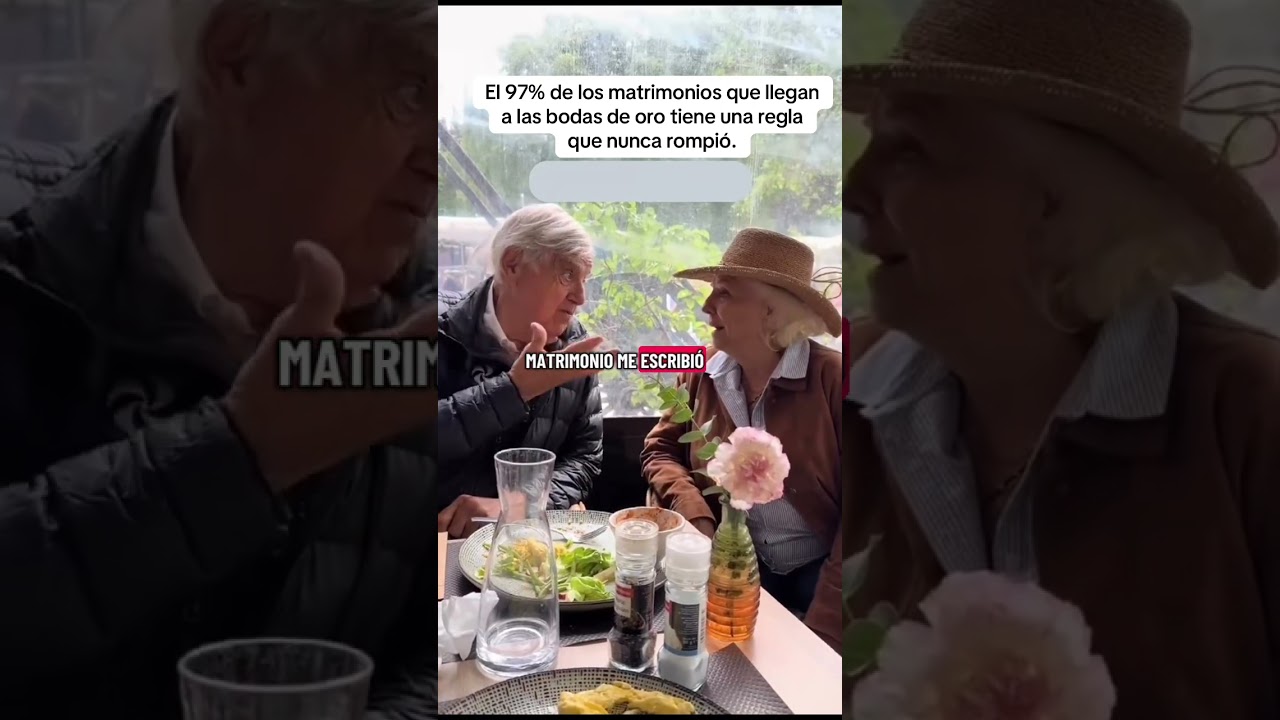 El 97% de los matrimonios que llegan a las bodas de oro tiene una regla que nunca rompió