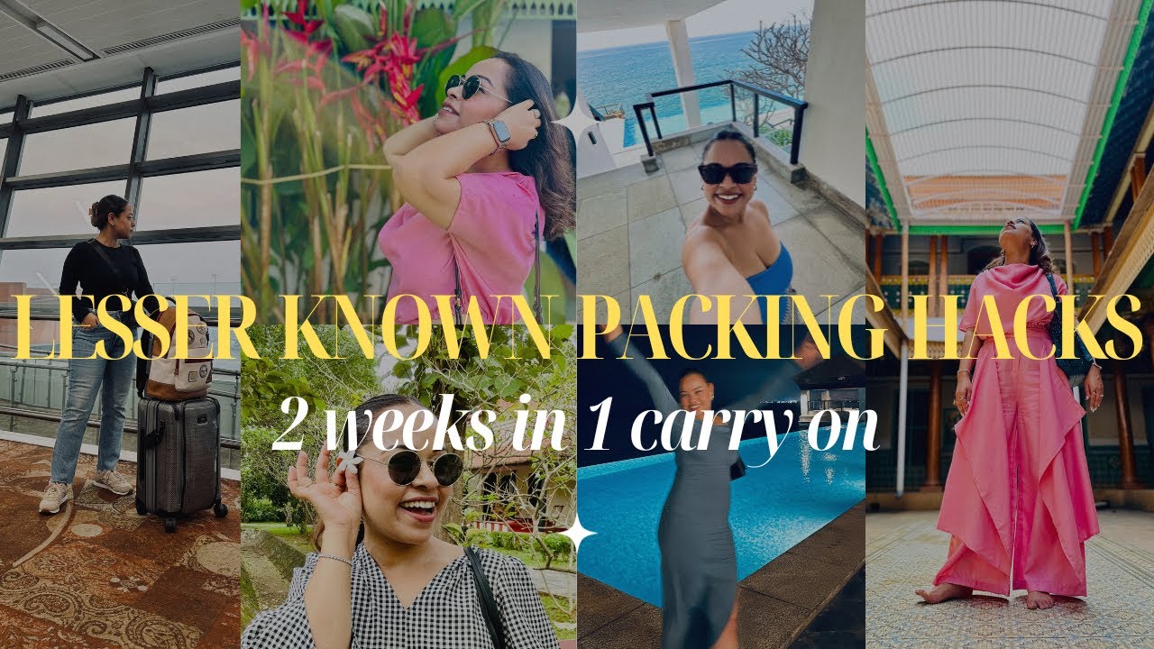 2 weeks in 1 carry on Ultimate Guide to Traveling Light Packing Tips