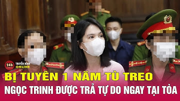 Vì sao bị cáo Ngọc Trinh được trả tự do ngay tại tòa? | Tin mới nhất hôm nay 2/2 | THVN