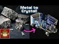 Growing High Quality and Large Bismuth Metal Crystals. (Even without a lot of metal.) How to.