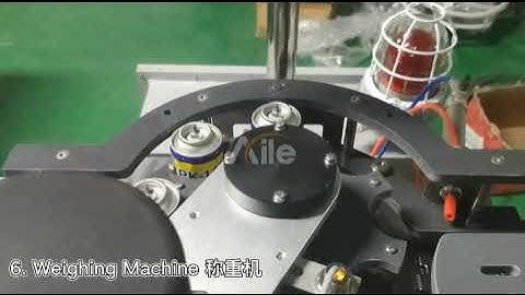 AILE 60CPM Automatic Aerosol Can Weighing Machine Aerosol Filling Line