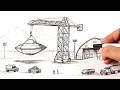 How to Draw Area 51 Military Base How to Draw Area 51 Military Base