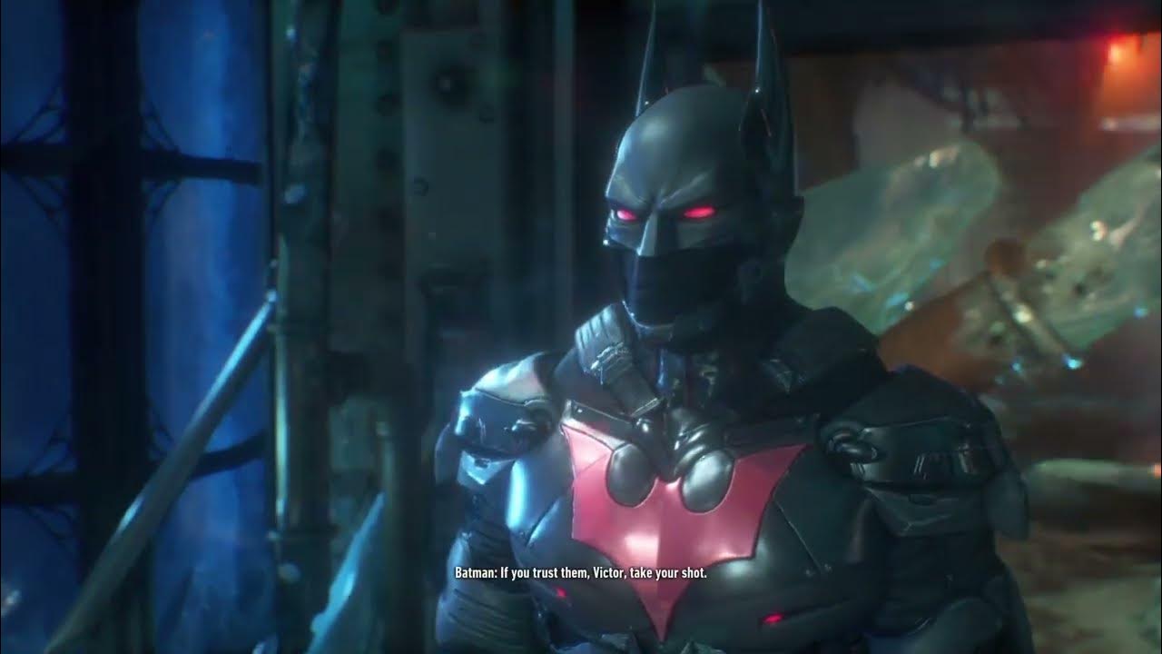 Batman arkham knight batman beyond suit gameplay mr freeze sides mission -  YouTube