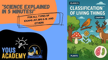 Class 5 Science | Chapter 1: Classification of Living Things | Animated Explanation