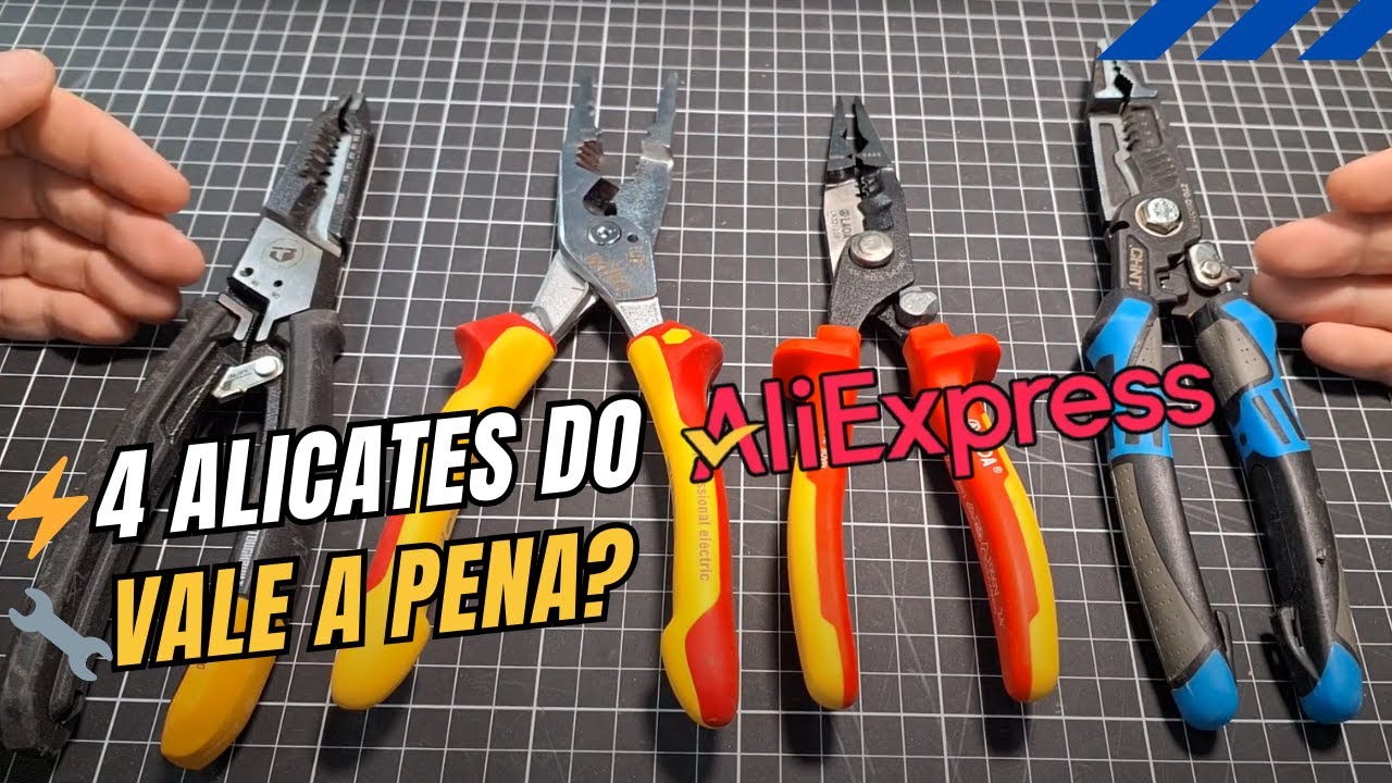 4 Alicates Multifuncionais para Eletricistas no AliExpress! Testes e Dicas de Uso