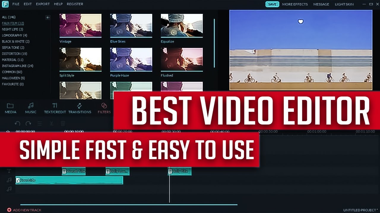 Best Video Editing Software Windows Mac Os Easy To Use Video Editing Software