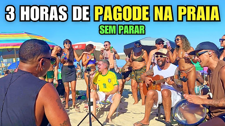3 HORAS DE PAGODE NA PRAIA SEM PARAR - PAGODE DO LELECO