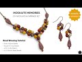 How to mookaite memories beaded necklace set tutorial