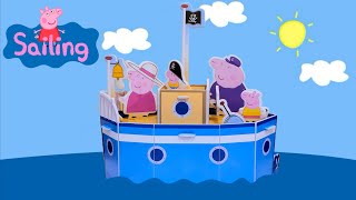 Diy Peppa Pig Grandpa Pig Boatcraft Making For Kids And Toddlers