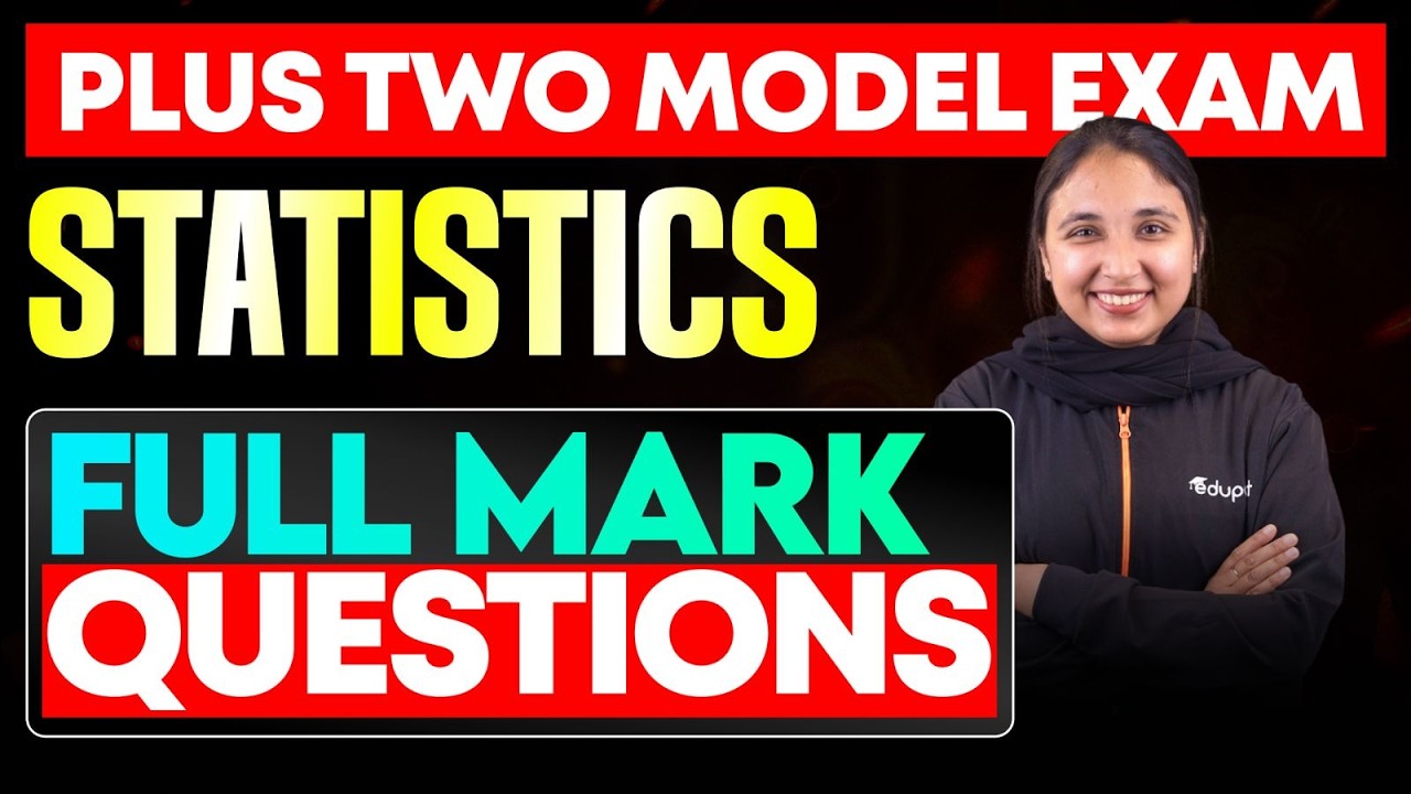 Plus Two Statistics Full mark questions | Eduport Plus Two