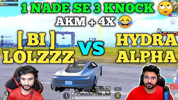 Bi team vs Hydra Alpha 🔥 full intense fight in the last zone | Hydra Elite customs | Pubg emulator